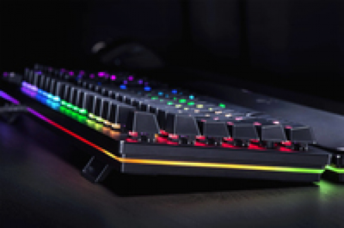 Razer Huntsman Elite Gaming Keyboard Opto-Mechanical Purple Switches DE-Layout