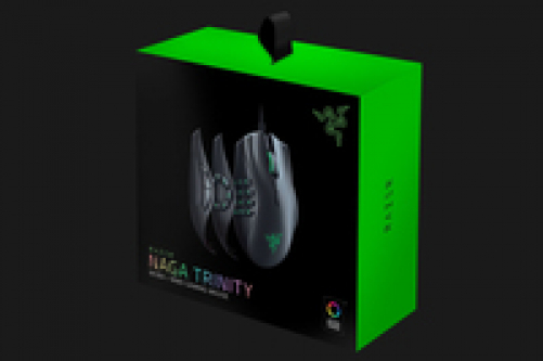 Razer Naga Trinity modulare ergonomische RGB Gaming Maus MOBA MMO FPS