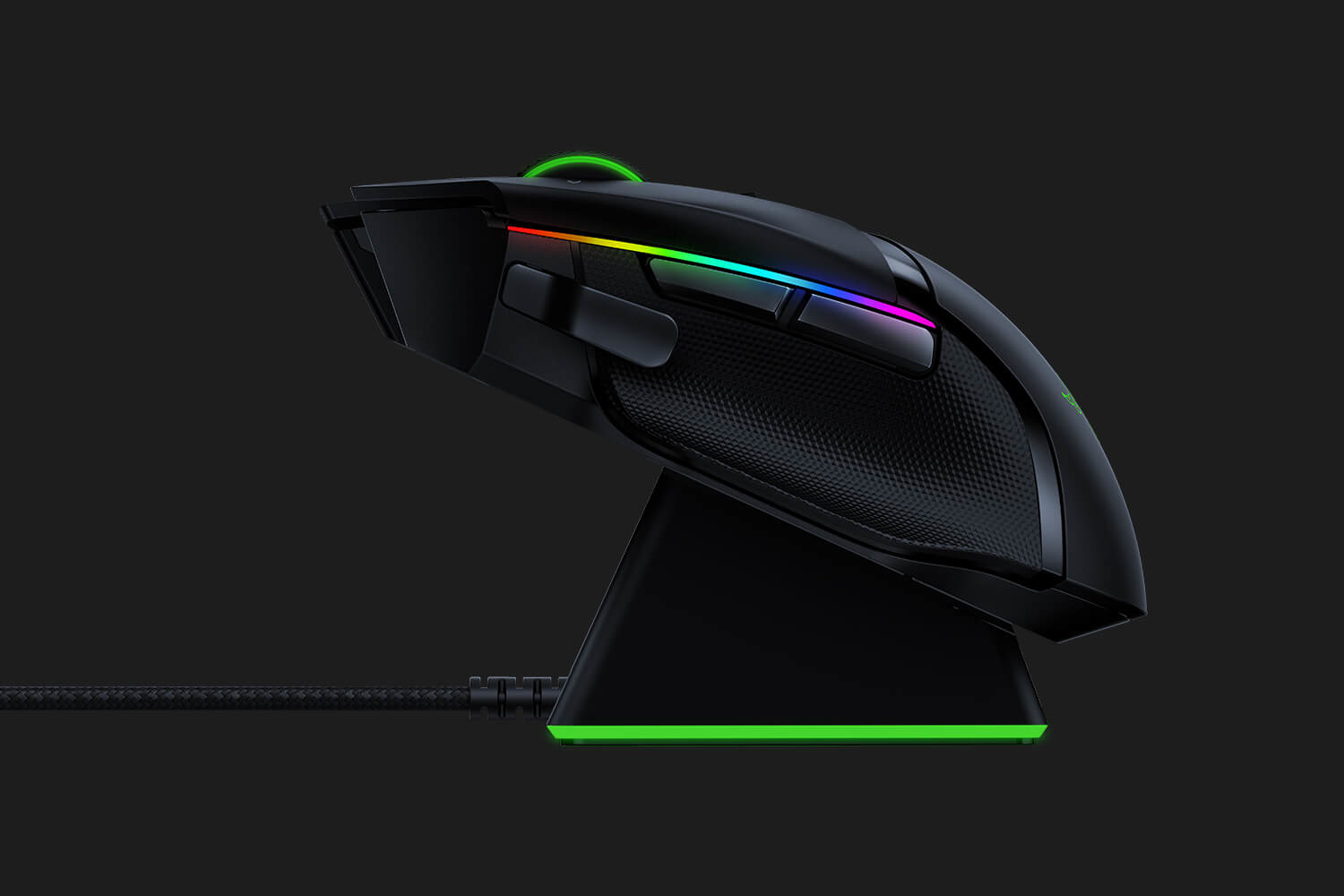 Razer Basilisk Ultimate kabellose ergonomische RGB Gaming Maus Ladestation