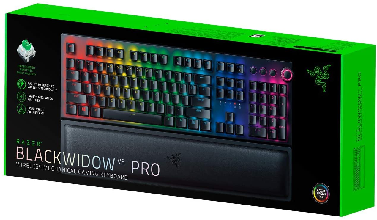 RAZER BlackWidow V3 Pro Mechanisches Keyboard Wireless RGB (FRA Layout - AZERTY)