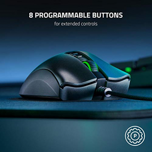 Razer DeathAdder V2 ergonomische optische RGB Gaming Maus 20.000 dpi