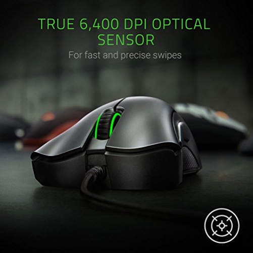 RAZER DeathAdder Essential Ergonomische Optische 6.400 DPI Wired Gaming Maus