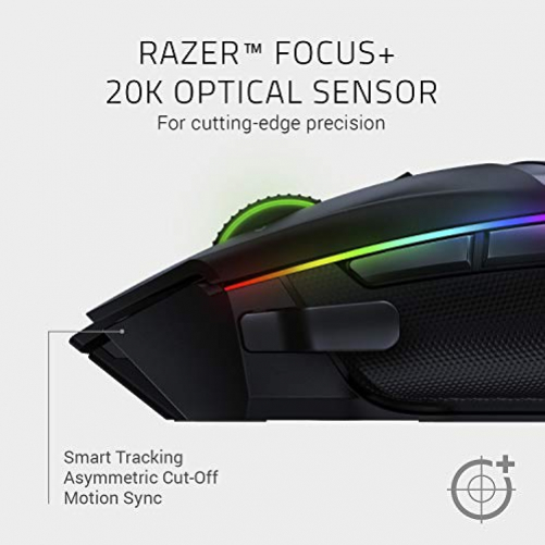 Razer Basilisk Ultimate kabellose ergonomische RGB Gaming Maus Ladestation