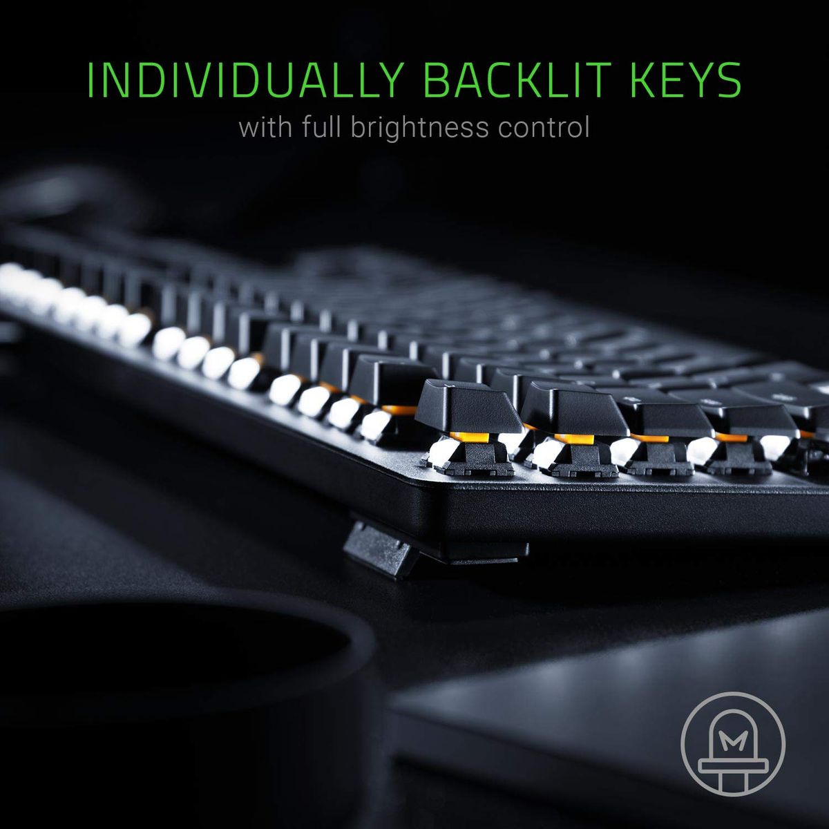 RAZER Blackwidow Lite Mechanische Gaming Tastatur Kompakt (GBR Layout - QWERTY)