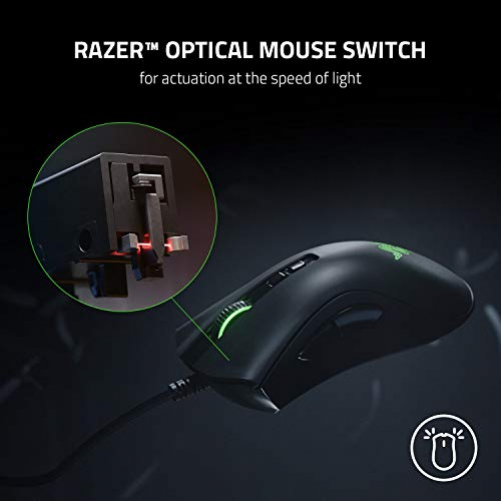 Razer DeathAdder V2 ergonomische optische RGB Gaming Maus 20.000 dpi