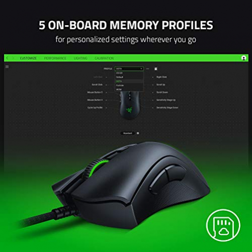 Razer DeathAdder V2 ergonomische optische RGB Gaming Maus 20.000 dpi