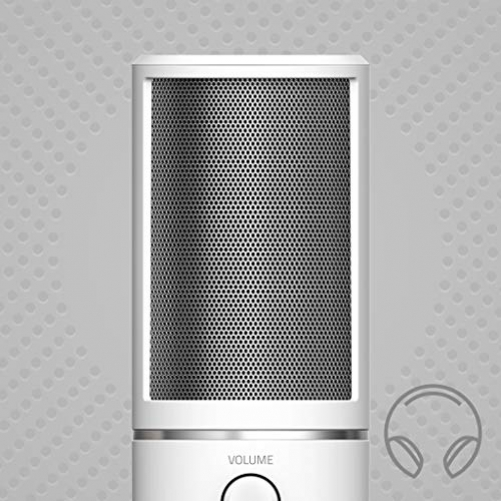 RAZER Seiren X Mercury Desktop Studio Mikrofon für Broadcasting & Streaming weiß
