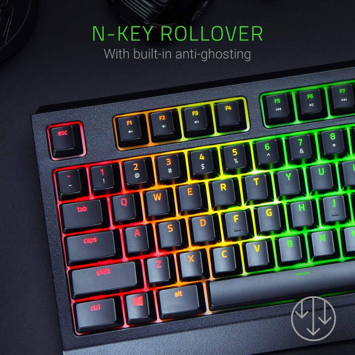 RAZER BlackWidow Mechanische Gaming Tastatur Chroma Wired (GBR Layout - QWERTY)