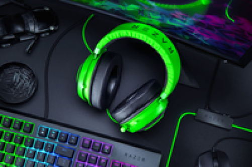 Razer Kraken 2019 Gaming Headset Virtual 7.1 Surround-Sound 3.5mm Multi-Plattform Green