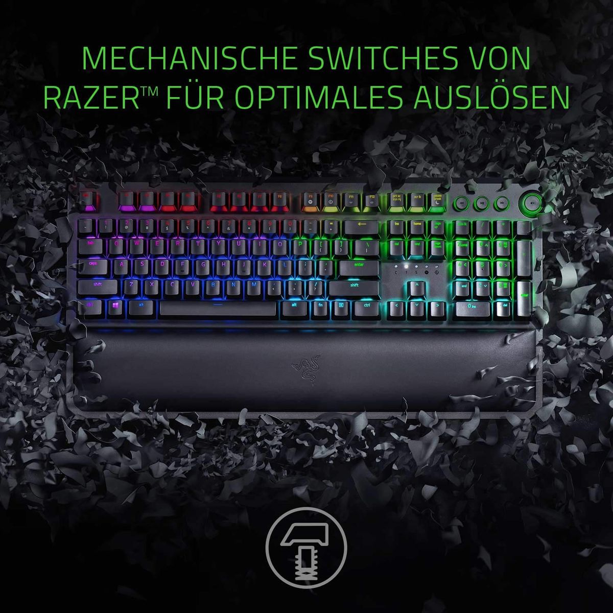RAZER BlackWidow Elite Mechanische Gaming Tastatur Chroma (CHE Layout - QWERTZ)