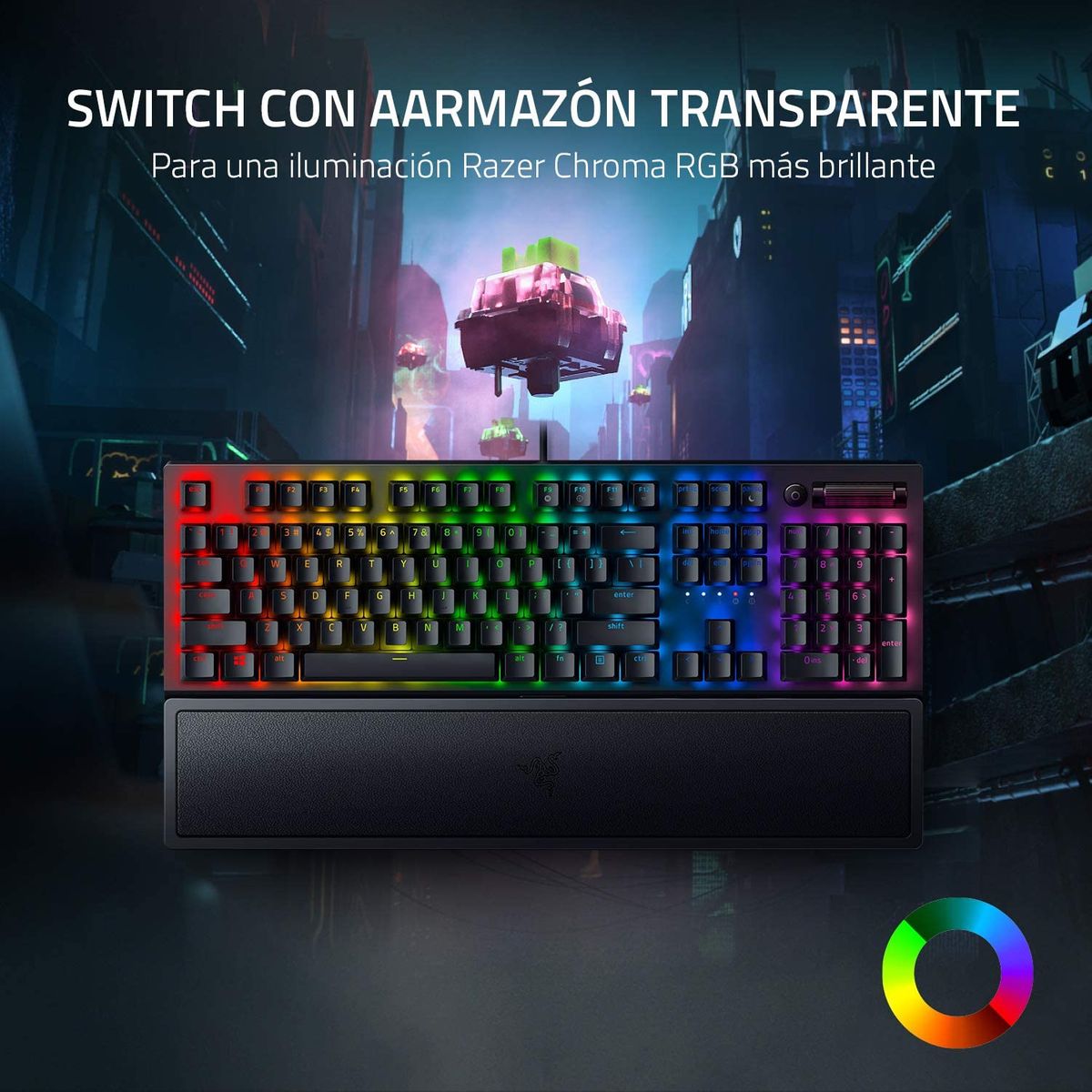 RAZER BlackWidow V3 Mechanische Gaming Tastatur RGB Wired (ESP Layout - QWERTY)