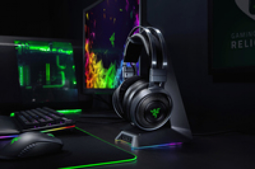 Razer Nari Ultimate HyperSense kabelloses + 3,5mm Gaming Headset für PC PS4*