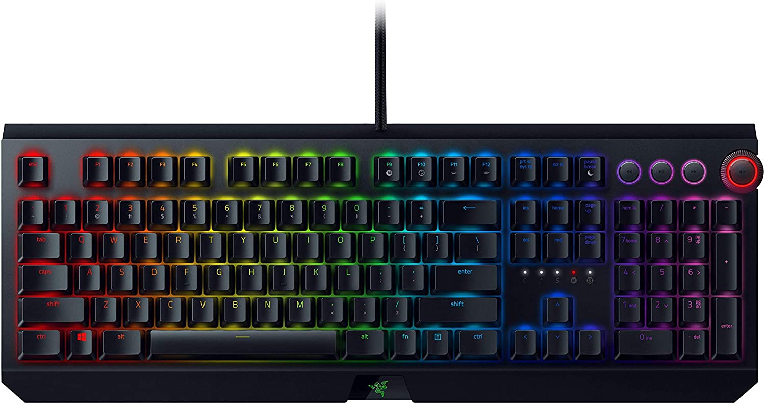 Razer BlackWidow Elite Gaming Keyboard Green Switches Chroma RGB DE-Layout