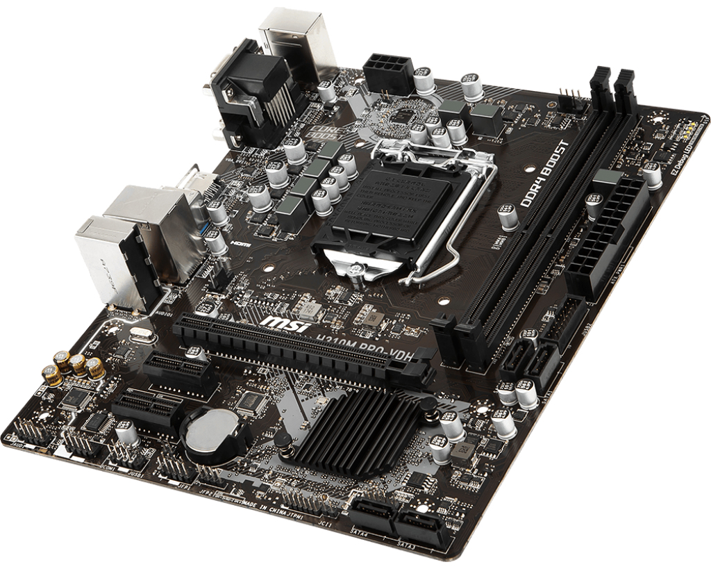 MSI H310M PRO-VDH Motherboard Intel® H310 LGA 1151 (Socket H4) micro ATX