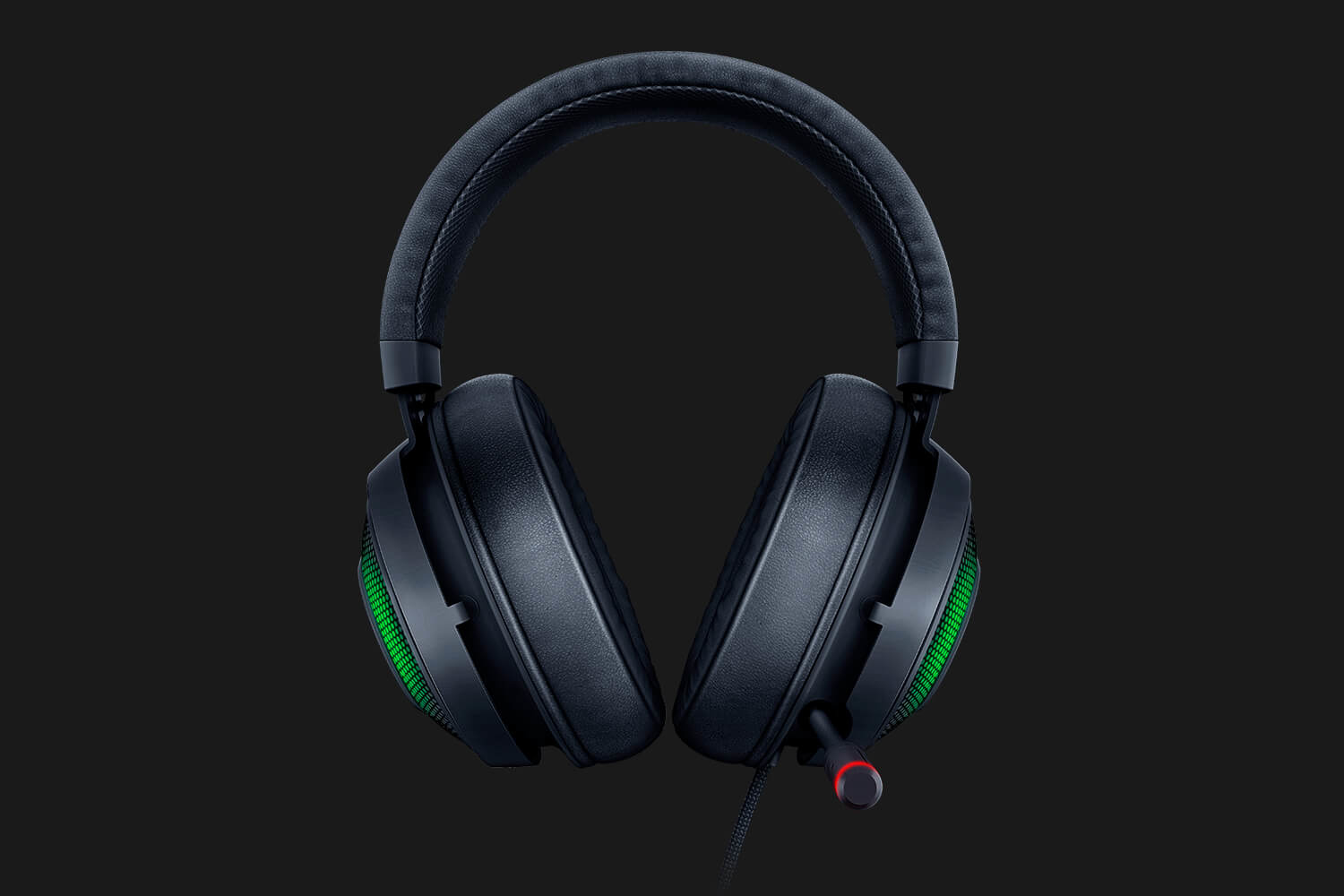 Razer Kraken Ultimate Gaming Headset 360° Surround-Sound USB ANC Chroma RGB for PC Black/Green
